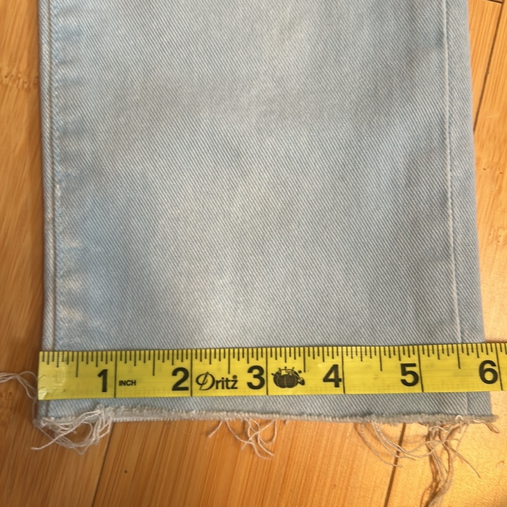 PAIGE 3 Color Hoxton Slim Ankle Denim Jeans, Pink White & Blue women’s 25 - Picture 13 of 13